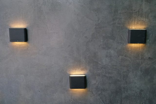 תאורת קיר ממוחזרת צמודת קיר