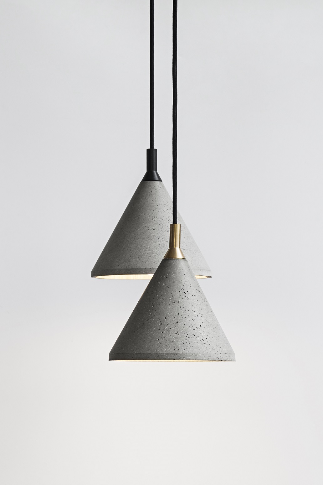 zhong recycled concrete lights